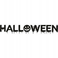 Виниловая наклейка - Halloween