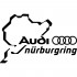 Вінілова наклейка на автомобіль - Audi Nurburgring | Ауді Нюрбургрінг v3