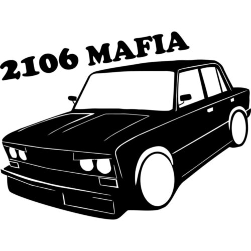 Вінілова наклейка на автомобіль - ВАЗ 2106 Mafia