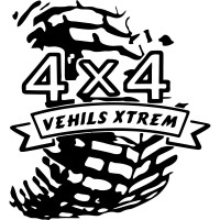 Виниловая наклейка на автомобиль - 4x4 Vehils Xtrem