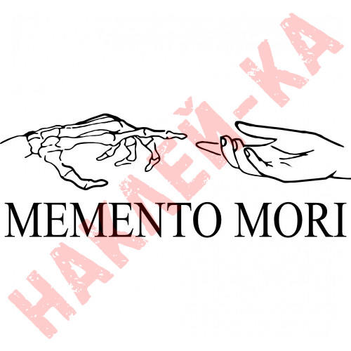 Вінілова наклейка на автомобіль - Memento mori (пам`ятай про смерть) v3