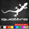 Вінілова наклейка на автомобіль - Audi Quattro Ігуана