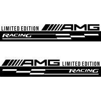 Набір вінілових наклейок на автомобіль - AMG Racing Limited Edition (2шт)