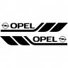 Набор виниловых наклеек на борт автомобиля - Opel (2 шт)