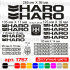 Вінілові наклейки на велосипед - набір Haro (22 шт.) v2 Вінілові наклейки на велосипед - набір Haro (22 шт.) v2