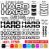 Виниловые наклейки на велосипед - набор Haro (21 шт.) v3