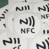 Вінілова наклейка - У нас приймають оплату NFC (10 см)