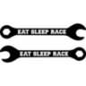 Набір вінілових наклейок на автомобіль - Eat Sleep Race (2шт) Набір вінілових наклейок на автомобіль - Eat Sleep Race (2шт)