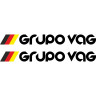Набор виниловых наклеек на автомобиль - Grupo Vag (2шт) Набор виниловых наклеек на автомобиль - Grupo Vag (2шт)