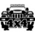 Вінілова наклейка на автомобіль - 4x4, Позашляховик