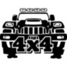 Вінілова наклейка на автомобіль - 4x4, Позашляховик