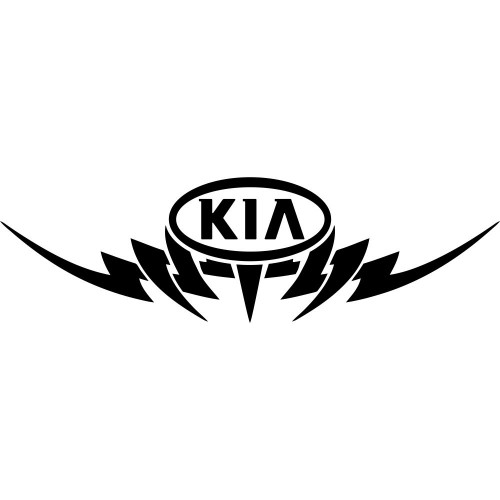 Вінілова наклейка на автомобіль - KIA Tribal