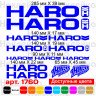 Виниловые наклейки на велосипед - набор Haro (13 шт.) v5 Виниловые наклейки на велосипед - набор Haro (13 шт.) v5