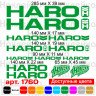 Виниловые наклейки на велосипед - набор Haro (13 шт.) v5 Виниловые наклейки на велосипед - набор Haro (13 шт.) v5