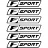 Комплект наклеек на суппорта - Lexus F Sport v2 (6 шт.)