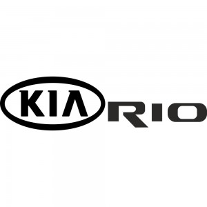Вінілова наклейка на автомобіль - KIA Rio