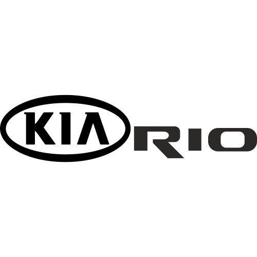 Вінілова наклейка на автомобіль - KIA Rio