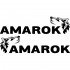 Набір вінілових наклейок на борт автомобіля - Volkswagen Amarok (2 шт) Набір вінілових наклейок на борт автомобіля - Volkswagen Amarok (2 шт)