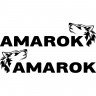 Набір вінілових наклейок на борт автомобіля - Volkswagen Amarok (2 шт) Набір вінілових наклейок на борт автомобіля - Volkswagen Amarok (2 шт)