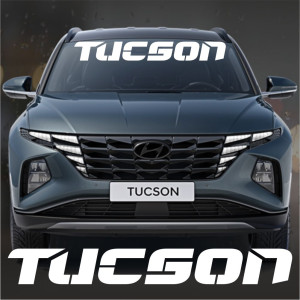 Вінілова наклейка на лобове скло - Hyundai Tucson