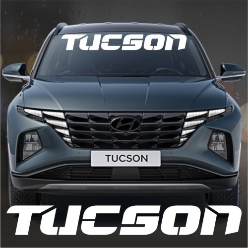 Вінілова наклейка на лобове скло - Hyundai Tucson