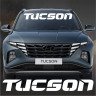 Вінілова наклейка на лобове скло - Hyundai Tucson