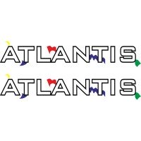Набір вінілових наклейок на автомобіль - Atlantis Volkswagen (2шт)