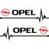 Набор наклеек на зеркала авто - Opel Пульс (2шт)