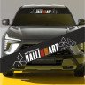 Солнцезащитная наклейка на лобовое стекло автомобиля - Ralli Art Mitsubishi Солнцезащитная наклейка на лобовое стекло автомобиля - Ralli Art Mitsubishi