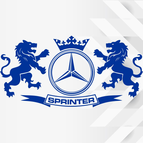 Вінілова наклейка на автомобіль - Леви Mercedes Sprinter / Мерседес Спрінтер v2