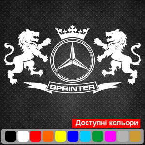 Вінілова наклейка на автомобіль - Леви Mercedes Sprinter / Мерседес Спрінтер v2