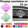 Вінілова наклейка на автомобіль - Little Princess on Board Вінілова наклейка на автомобіль - Little Princess on Board