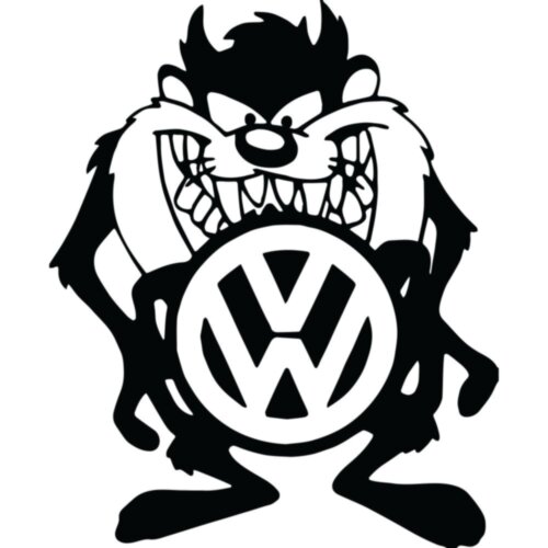Виниловая наклейка на автомобиль - Volkswagen Tasmanian Devil