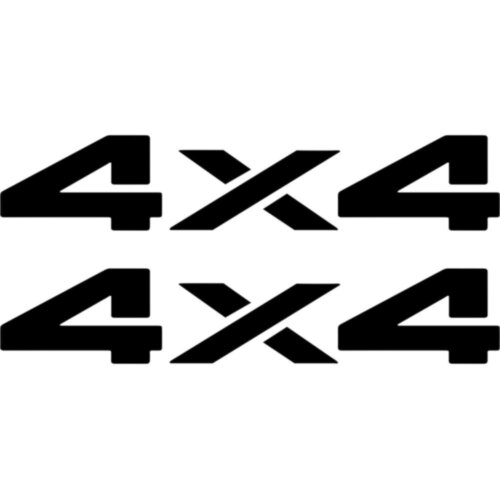 Набір вінілових наклейок на автомобіль - 4x4 v4 (2шт)