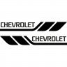 Набір вінілових наклейок на борт автомобіля - Chevrolet (2 шт) Набір вінілових наклейок на борт автомобіля - Chevrolet (2 шт)