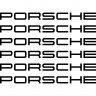 Комплект наклеек на суппорта - Porsche (6 шт.) Комплект наклеек на суппорта - Porsche (6 шт.)