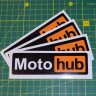 Вінілова наклейка на мотоцикл - Moto hub