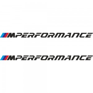Набір вінілових наклейок на автомобіль - BMW M Performance (2шт)