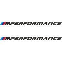 Набір вінілових наклейок на автомобіль - BMW M Performance (2шт)