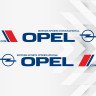 Набір вінілових наклейок на борт автомобіля - Opel (2 шт) v4 Набір вінілових наклейок на борт автомобіля - Opel (2 шт) v4