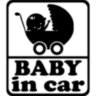 Вінілова наклейка на автомобіль - Baby in Car v5 Вінілова наклейка на автомобіль - Baby in Car v5