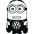 Виниловая наклейка на автомобиль - Volkswagen Minion | Фольксваген Миньон Виниловая наклейка на автомобиль - Volkswagen Minion | Фольксваген Миньон