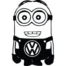 Виниловая наклейка на автомобиль - Volkswagen Minion | Фольксваген Миньон Виниловая наклейка на автомобиль - Volkswagen Minion | Фольксваген Миньон