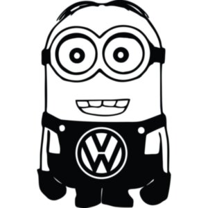 Вінілова наклейка на автомобіль - Volkswagen Minion | Фольксваген Міньйон