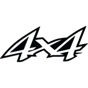 Вінілова наклейка на автомобіль - 4x4 v6