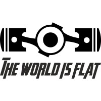 Виниловая наклейка на автомобиль - Subaru The World is Flat (Плоский мир)