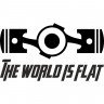 Вінілова наклейка на автомобіль - Subaru The World is Flat (Плоский світ)