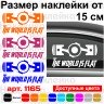 Вінілова наклейка на автомобіль - Subaru The World is Flat (Плоский світ)