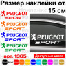 Вінілова наклейка на автомобіль - Peugeot sport Вінілова наклейка на автомобіль - Peugeot sport