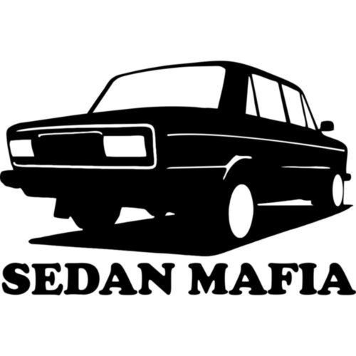 Вінілова наклейка на автомобіль - Sedan Mafia ВАЗ 2103-2106